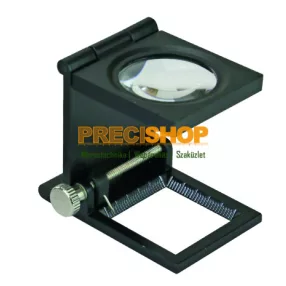   MIB 01005040 Precíziós nagyító skálával 1mm-es leolvasással, 30mm átmérőjű lencsével, 10 dioptriás 55mm x 38mm x 50mm