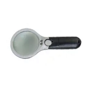   MIB 01005085 Kézi nagyító LED lámpákkal; nyéllel; 2 lencsével