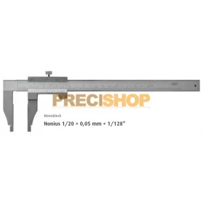 MIB 01009014 Műhely tolómérő, Din 862 0-200/0,05mm