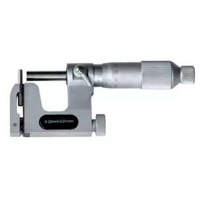   Univerzális analóg mikrométer csőfal, horony és váll szélesség méréséhez 0-25mm/0,01mm MIB 01019095