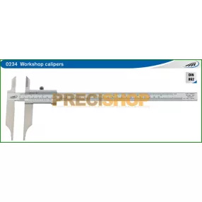   Üzemi tolómérő 0-300 mm DIN 862 Helios - Preisser 0234503 / 601216015