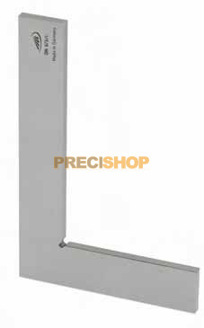 Lapos acél derékszög Helios-Preisser 0371205, 200x130 mm, DIN875/1, INOX