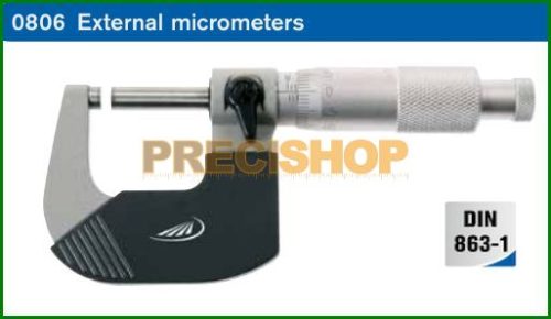 Kengyeles mikrométer Helios - Preisser 0806521, 0-25/0,01mm