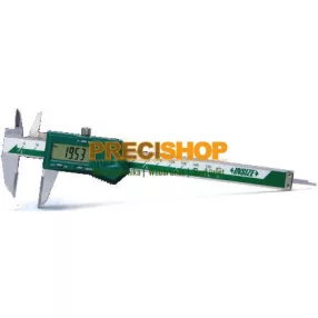   Asszimetrikus keményfémbetétes karc-tolómérő digitális  INSIZE 1166-150A, 0-150/0,01mm/0-6"