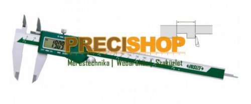 Digitális tolómérő, egyirányú felső csőrökkel 0-200/0.01 mm - Insize 1184-200