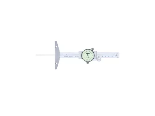 Mérőórás mélységmérő kerek rúddal 100/0.02 mm - Insize 1341-100