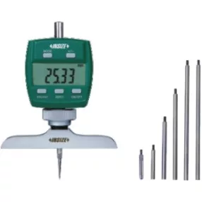   Mélységmérő- Digitális-Órás, mérőhíddal, INSIZE 2141-201A, 0-300/63x17/0.01 mm