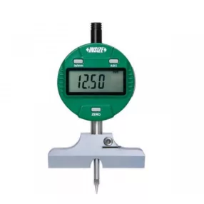   Digitális mérőórás mélységmérő, késélű talppal 0-12.7/0.01 mm - Insize  2143-101