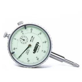   Lapos hátú analóg mérőóra, promóciós kivitelezésű 0-10/0.01 mm - Insize 2301-10F