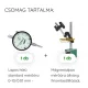 Analóg mérőóra állvánnyal 0-10/0.01 mm - Insize 2308-10FA + 6201-60