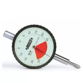   Lapos hátú, egy-körülfordulású analóg mérőóra 0-1/0.01 mm - Insize 2316-1F