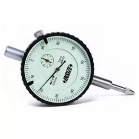   Fogantyús hátú mechanikus mérőóra, fordított irányú skálával 0-10/0.01 mm - Insize  2801-10
