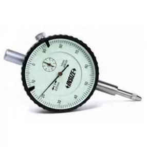   Lapos hátú mechanikus mérőóra, fordított irányú skálával 0-10/0.01 mm - Insize  2801-10F
