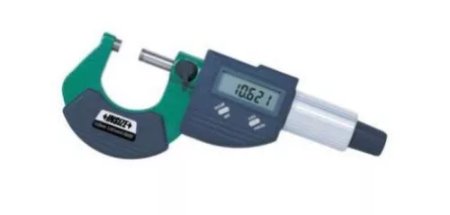 Digitális külső mikrométer 0-25/0.001 mm - Insize 3109-25A, NAH-os magyar kalibrálási bizonyítvánnyal