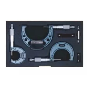   Analóg külső mikrométer készlet 1µm ostzású 0-100/0.001 mm - Insize 3210-1004A