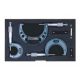 Analóg külső mikrométer készlet 1µm ostzású 0-75/0.001 mm - Insize 3210-753A