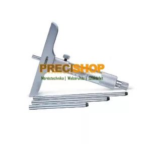  Mélységmérő-mikrométer Analóg-, mérőhíddal, INSIZE 3240-100, 0-100/0,01mm