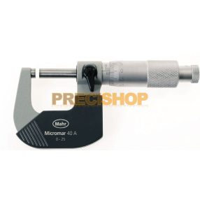 Mahr 4134000 A Kengyeles mikrométer Micromar 40 A 0-25mm