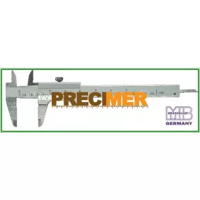   MIB 01004008 Tolómérő 100 mm, Rozsdamentes, edzett, csavaros rögzítővel