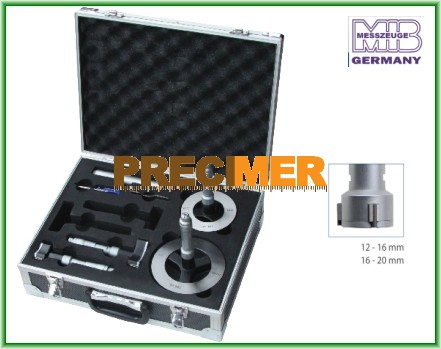 MIB 01022135 Hárompontos furatmikrométer készlet 12-20 mm