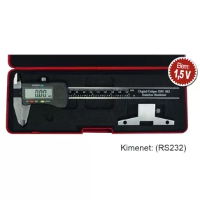   MIB 02026109 Digitális tolómérő,mélységmérő híddal (80 mm) DIN 862, NAH-os magyar kalibrálási bizonyítvánnyal