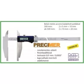 MIB 02027011 Digitális Műhely tolómérő, 0-300/0,01mm