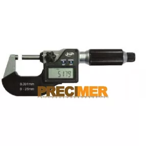   MIB 02030090 Digitális Mikrométer 2 mm-Es Orsóemelkedéssel,IP65 (Víz-És Porálló) 0-25/0,001mm