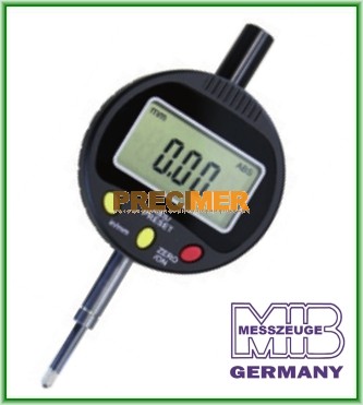 MIB 02031025 Precíziós digitális mérőóra 0-12,5mm/ 0,01 mm, Megfordítható mérésirány!