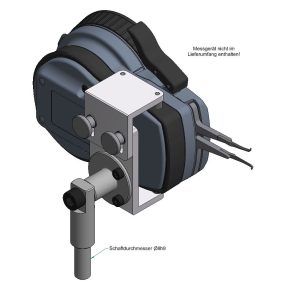   Tartó adapter Kroeplin C0 és G0 sorozatú tapintókaros mérőórákhoz, 8004-58