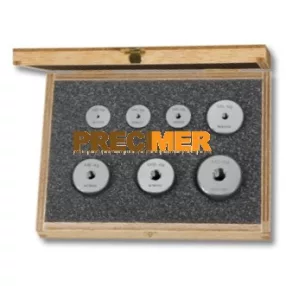   Megy oldali gyűrűs menetidomszer készlet fadobozban M3-M12 Tűrés: 6g