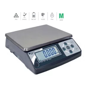 ABD-15 hitelesített asztali mérleg 15 kg/5 g, 215x250 mm