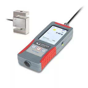   SAUTER FS 2-2KSP1 digitális erőmérő készlet "S" alakú külső mérőcellával húzó - nyomó vizsgálatokhoz 2500 N / 0,5 N