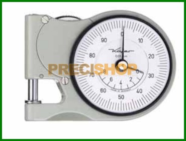 Vastagságmérő analóg mérőórával, 0-8/0,01mm Käfer J12