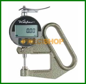 Vastagságmérő digitális mérőórával, 0-10/0,01mm Käfer JD50