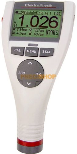 MiniTest 725 FN digitális felületi rétegvastagságmérő műszer beépített szondával Elektrophysik, 80-136-0800