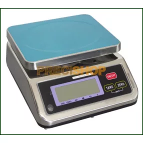   S-29 vízálló asztali mérleg IP67 védelemmel, hitelesíthető  3/6 kg