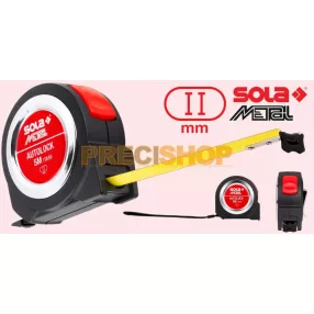 SM AUTOLOCK mérőszalag 3 m  II.op  SOLA
